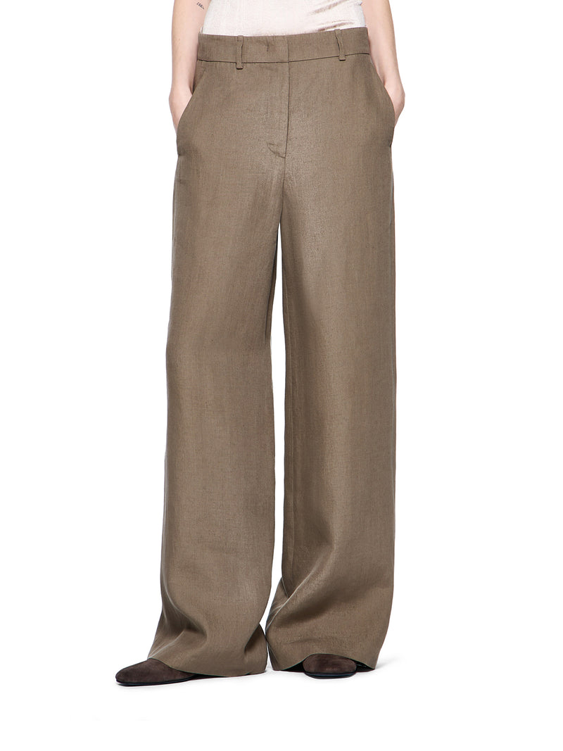 Giorgio Armani Women Tailored Linen Trousers GIORGIO ARMANI