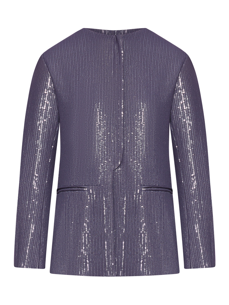 Giorgio Armani Women Blazer In Fabric Embroidered With Sequins With A Degraded Effect GIORGIO ARMANI