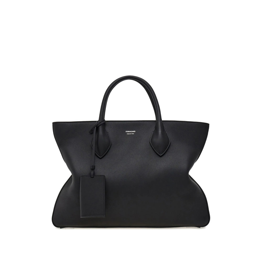 Ferragamo Black Tote Bags Men FERRAGAMO