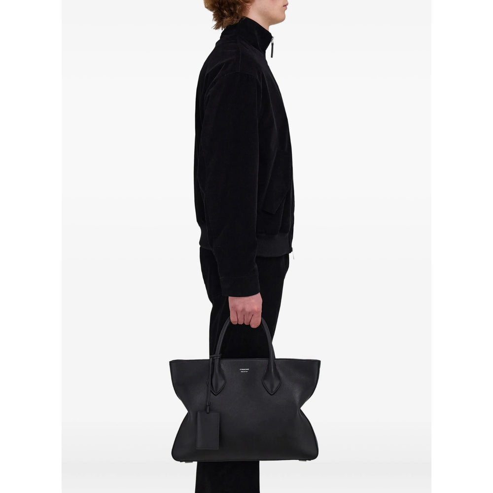 Ferragamo Black Tote Bags Men FERRAGAMO