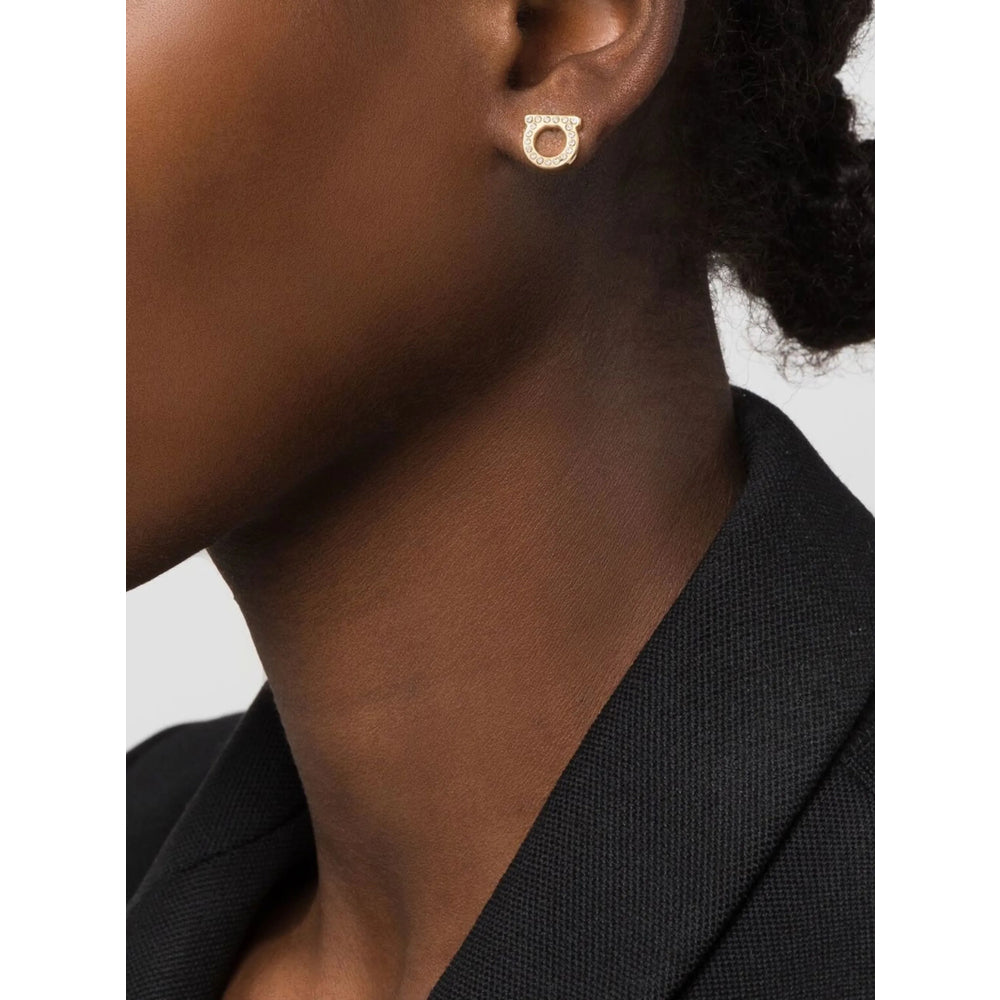 Ferragamo Gold Earrings Women FERRAGAMO