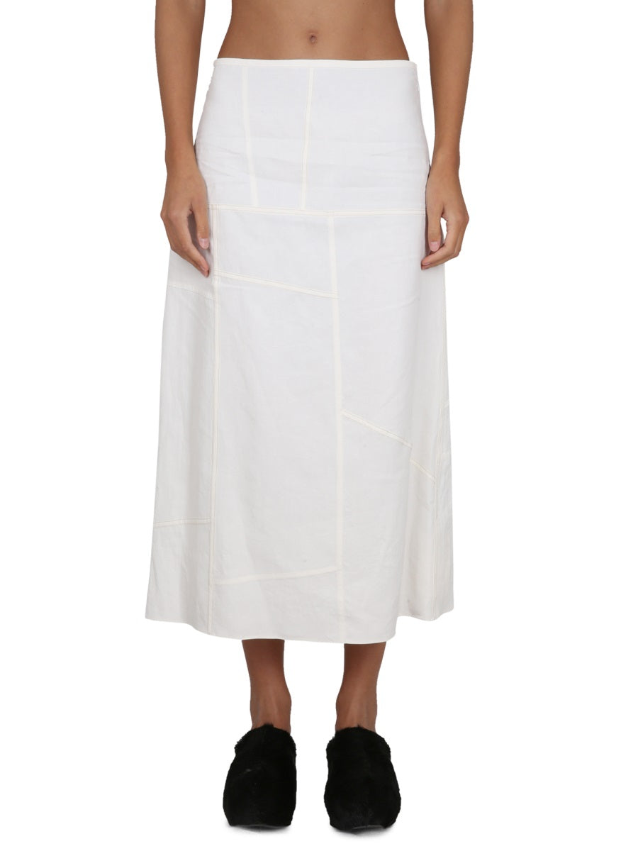 Jil Sander Women Cotton Skirt JIL SANDER