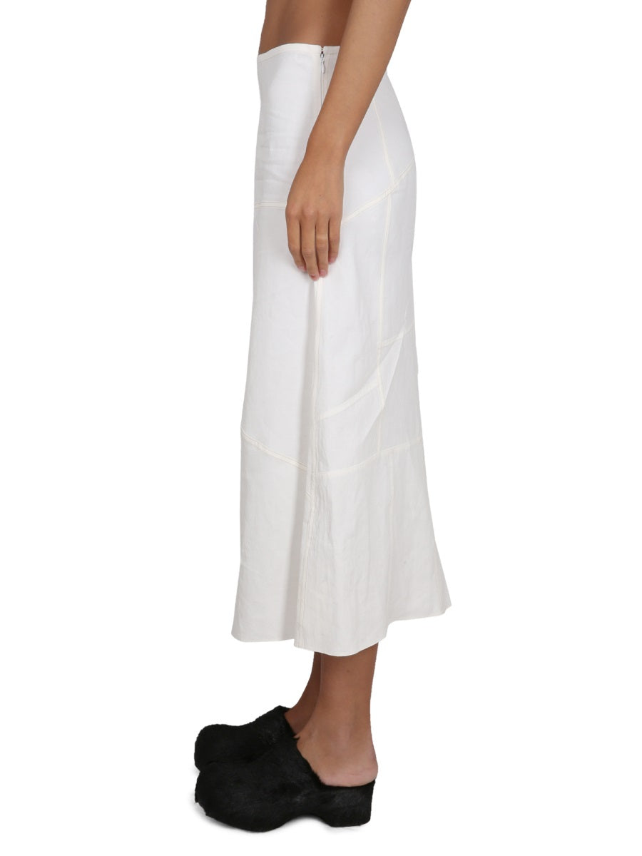 Jil Sander Women Cotton Skirt JIL SANDER