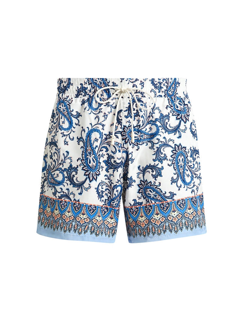 Etro Men Swimsuit With Paisley Ramage Print ETRO