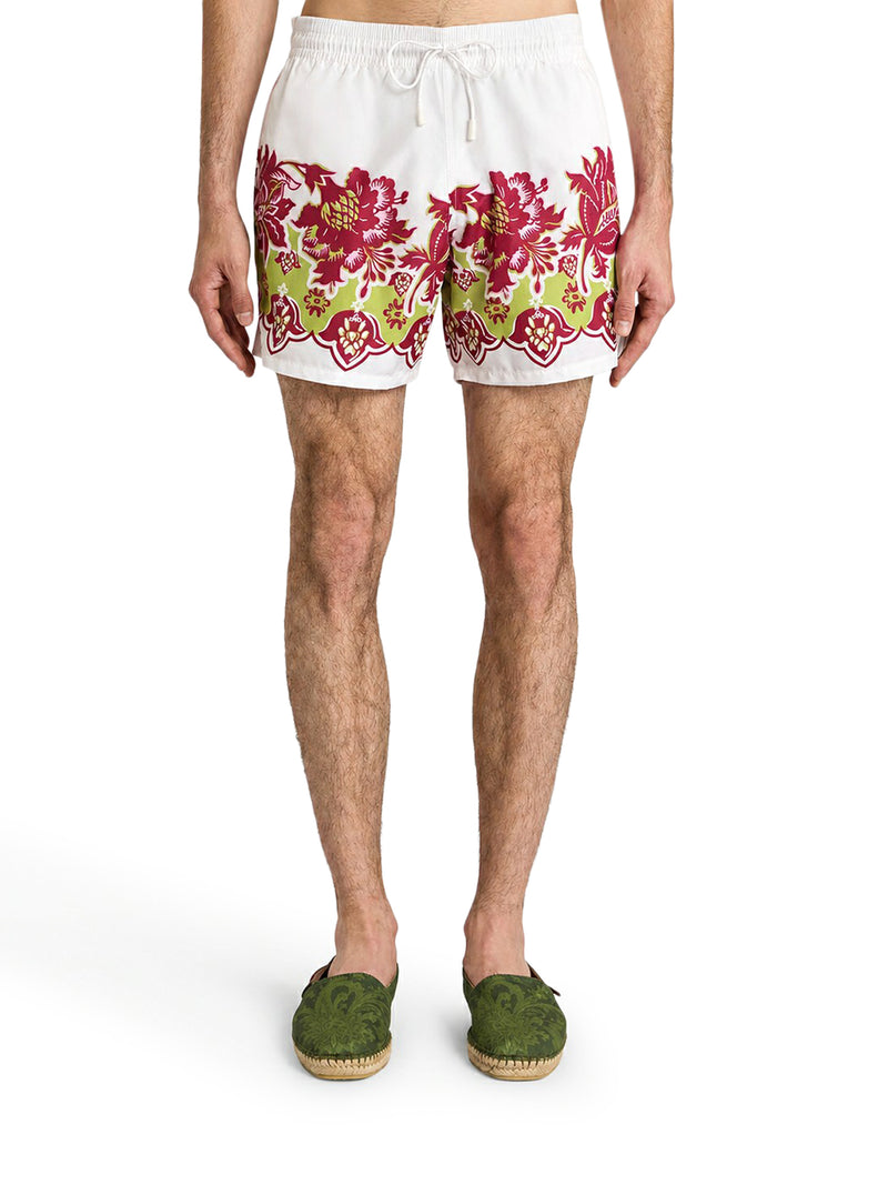 Etro Men Swimwear With Placed Floral Print ETRO