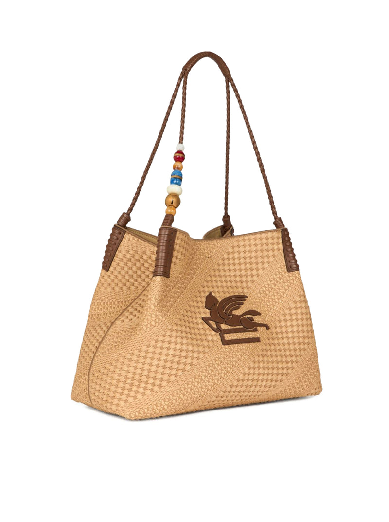 Etro Women Libra Raffia Shopping Bag ETRO