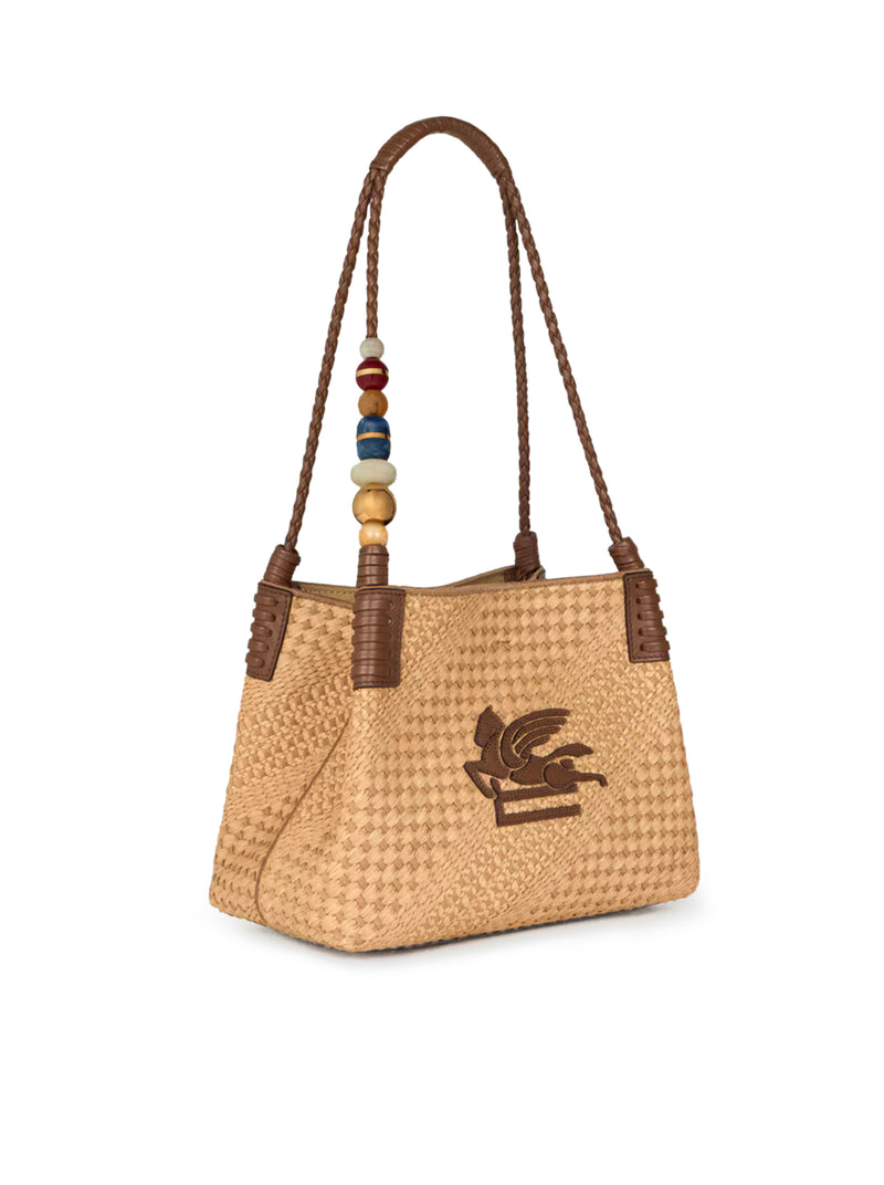 Etro Women Libra Small Raffia Shopping Bag ETRO