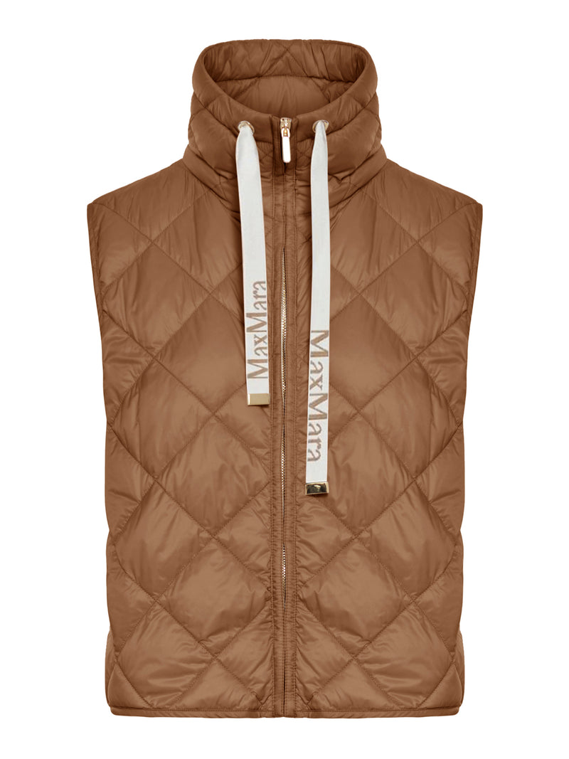 Max Mara The Cube Women Padded Vest In Drop-Resistant Nylon Canvas MAX MARA THE CUBE