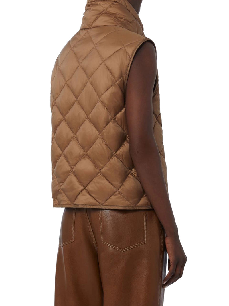 Max Mara The Cube Women Padded Vest In Drop-Resistant Nylon Canvas MAX MARA THE CUBE