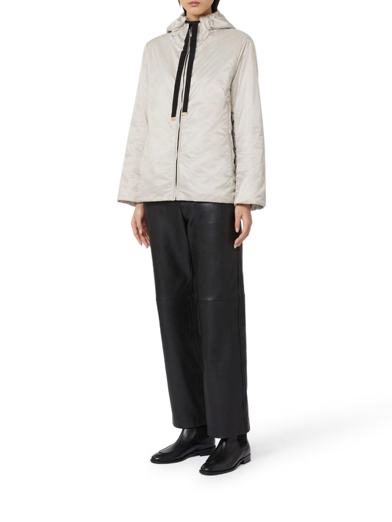 Max Mara The Cube Women Padded Jacket With Hood In Waterproof Canvas MAX MARA THE CUBE