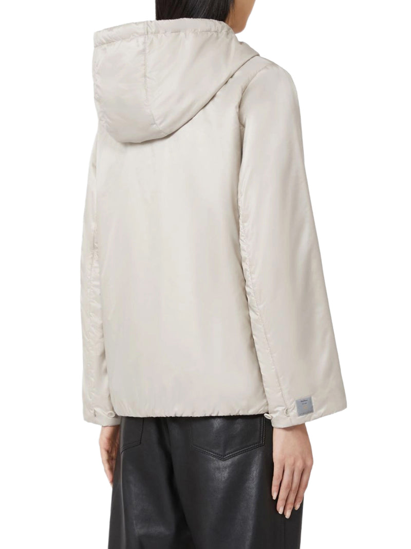 Max Mara The Cube Women Padded Jacket With Hood In Waterproof Canvas MAX MARA THE CUBE