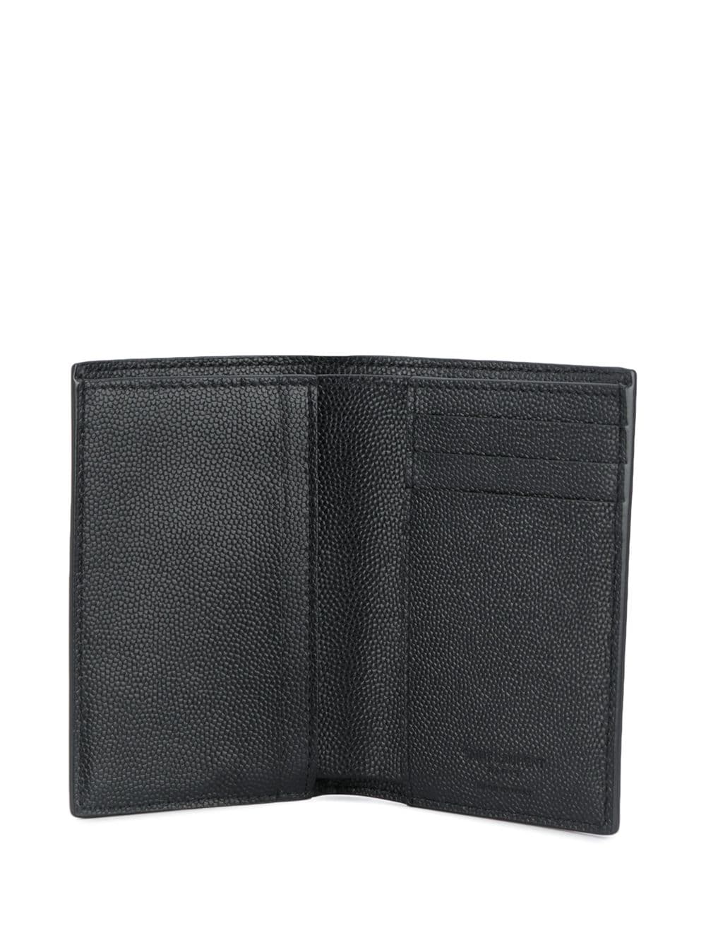 Grain De Poudre Leather Bi-Fold Card Wallet Women SAINT LAURENT