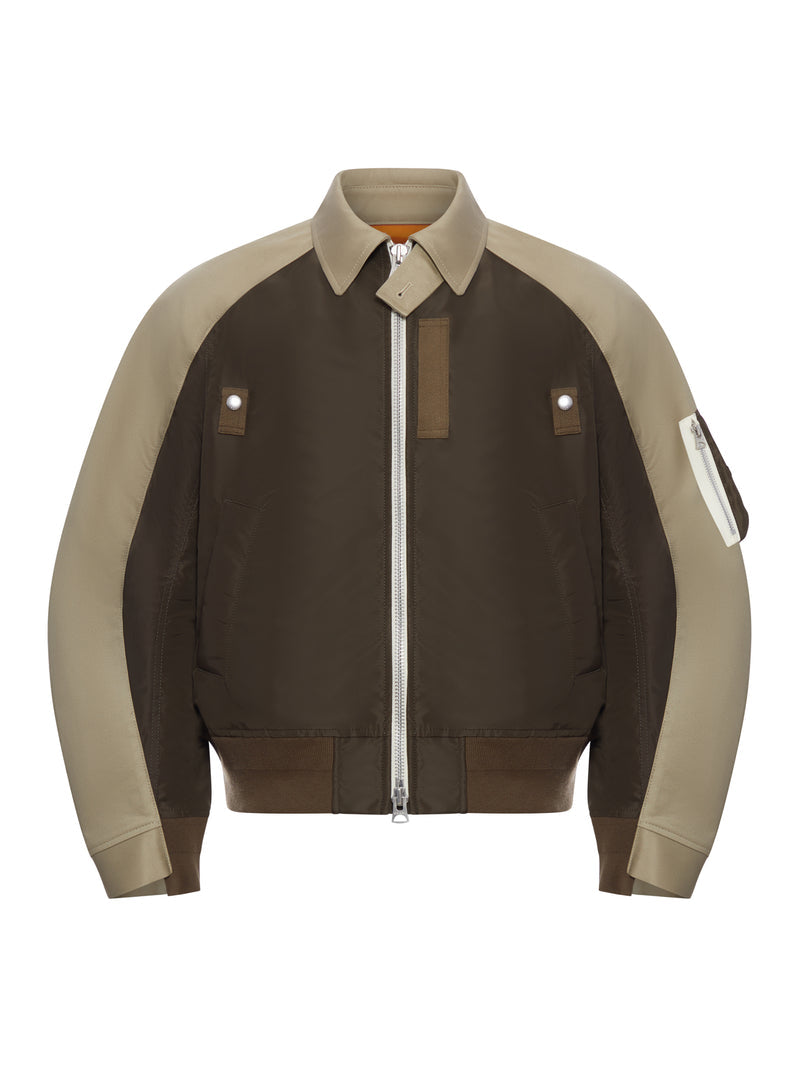 Sacai Men Cotton Chino X Nylon Twill Blouson SACAI