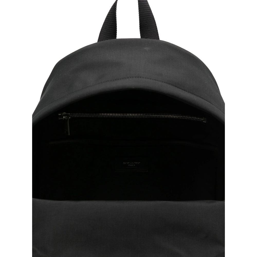 Saint Laurent Black Backpacks Men SAINT LAURENT