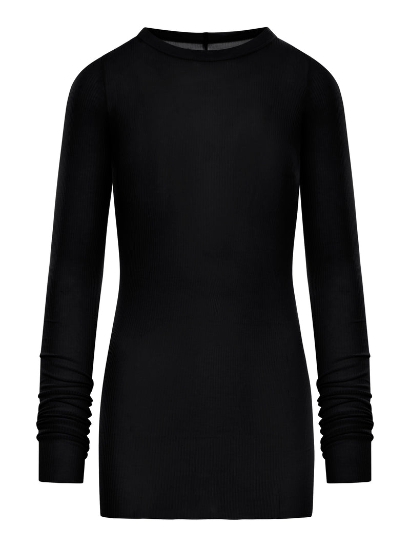 Rick Owens Women Ribbed Sweater In Semi-Transparent Fabric RICK OWENS
