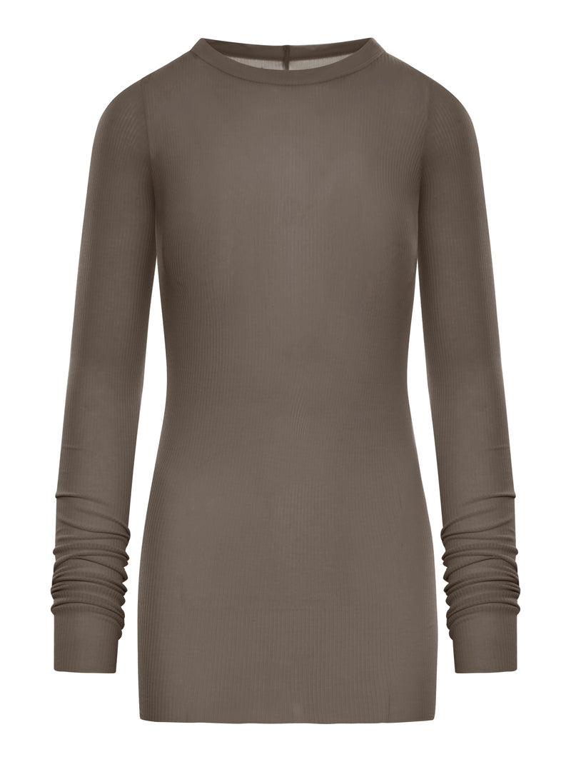 Rick Owens Women Ribbed Sweater In Semi-Transparent Fabric RICK OWENS