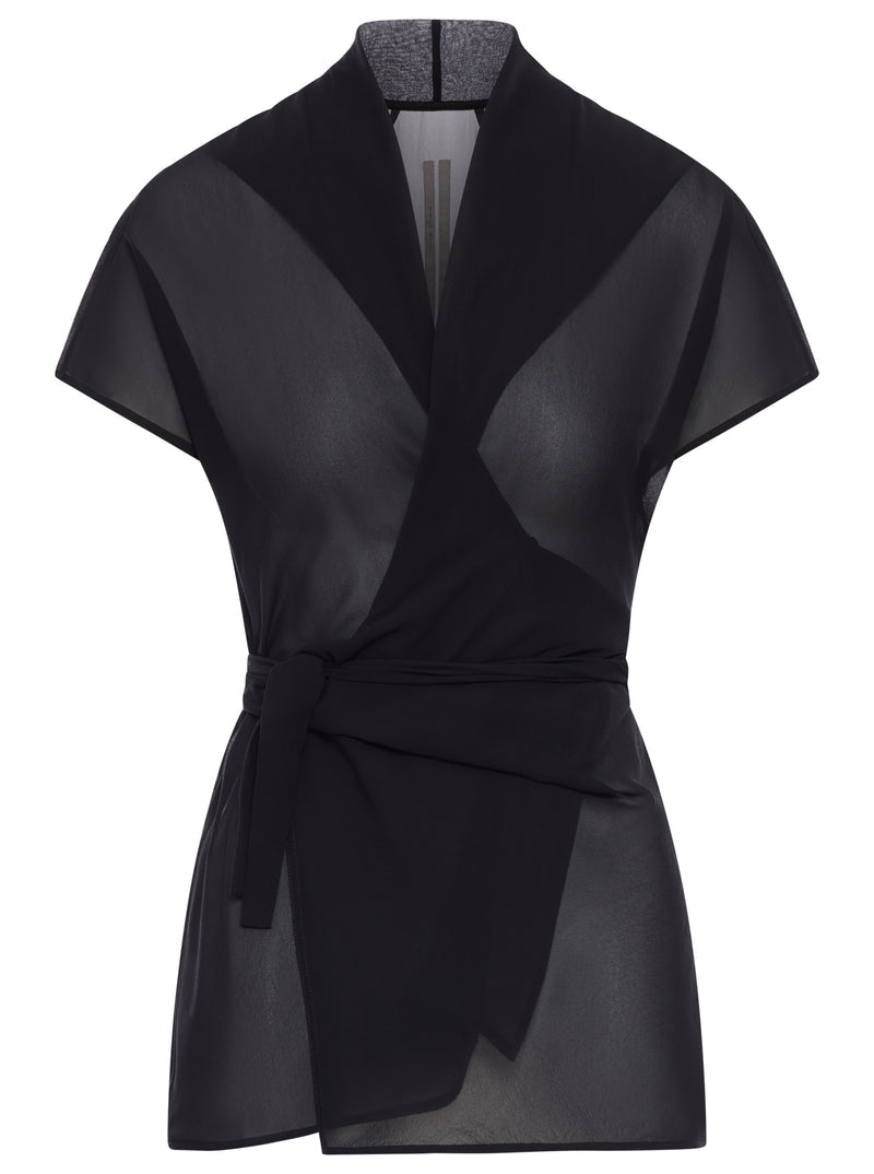 Rick Owens Women Silk T-Shirt Wrap RICK OWENS