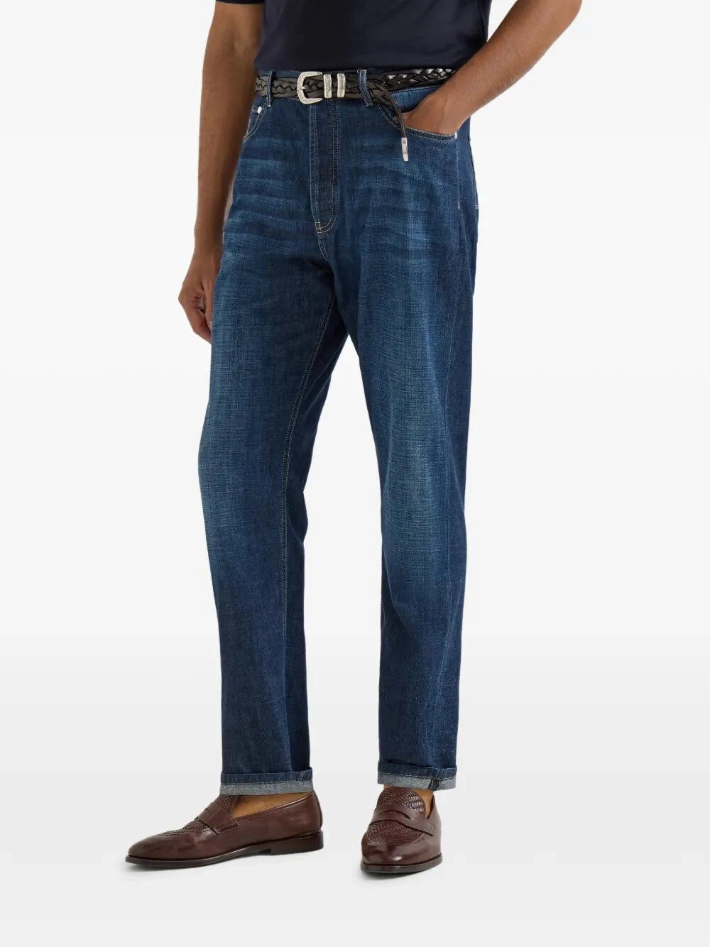 Brunello Cucinelli Men Denim Pants BRUNELLO CUCINELLI