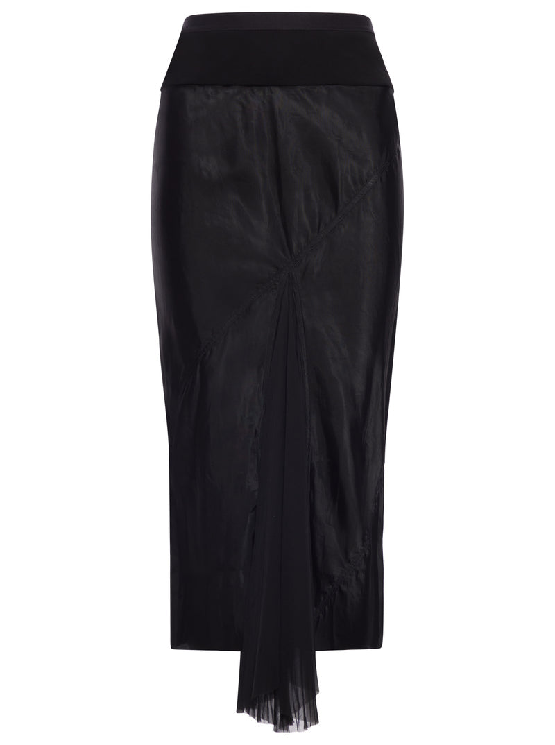 Rick Owens Women Asymmetric Midi Skirt RICK OWENS