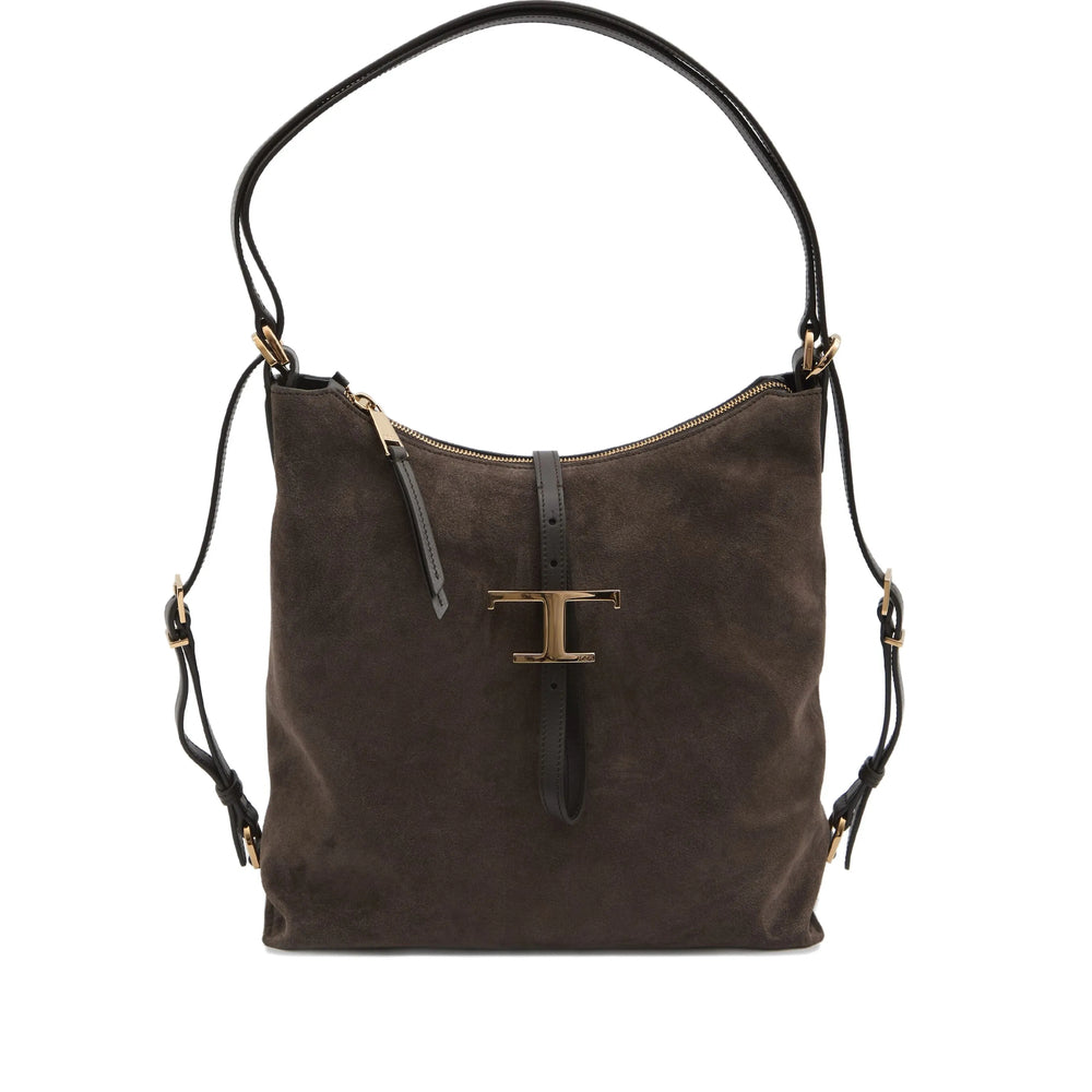 Tod's Brown Shoulder Bags Women TOD'S