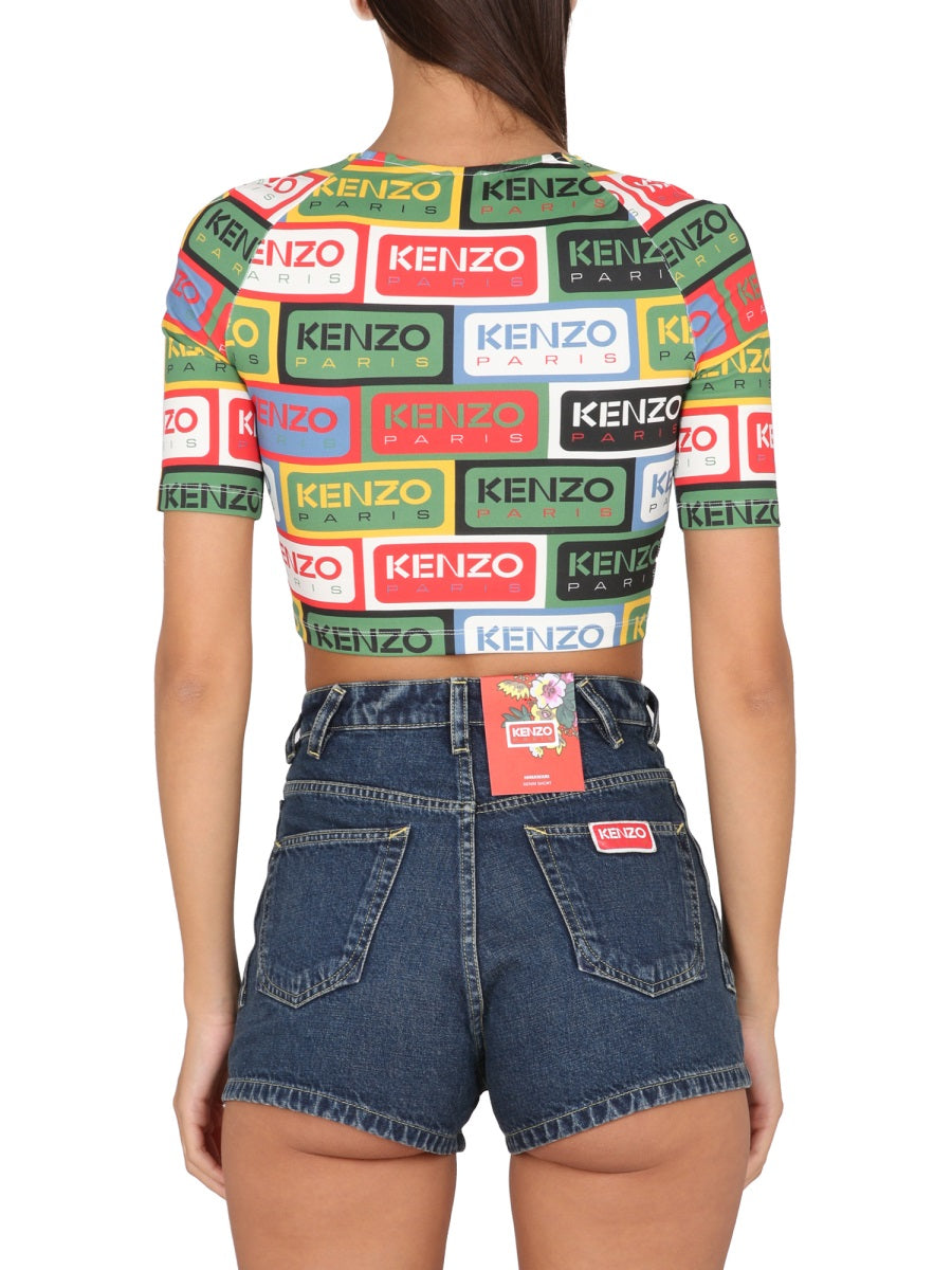 Kenzo Women Kenzo Labels Short Top KENZO