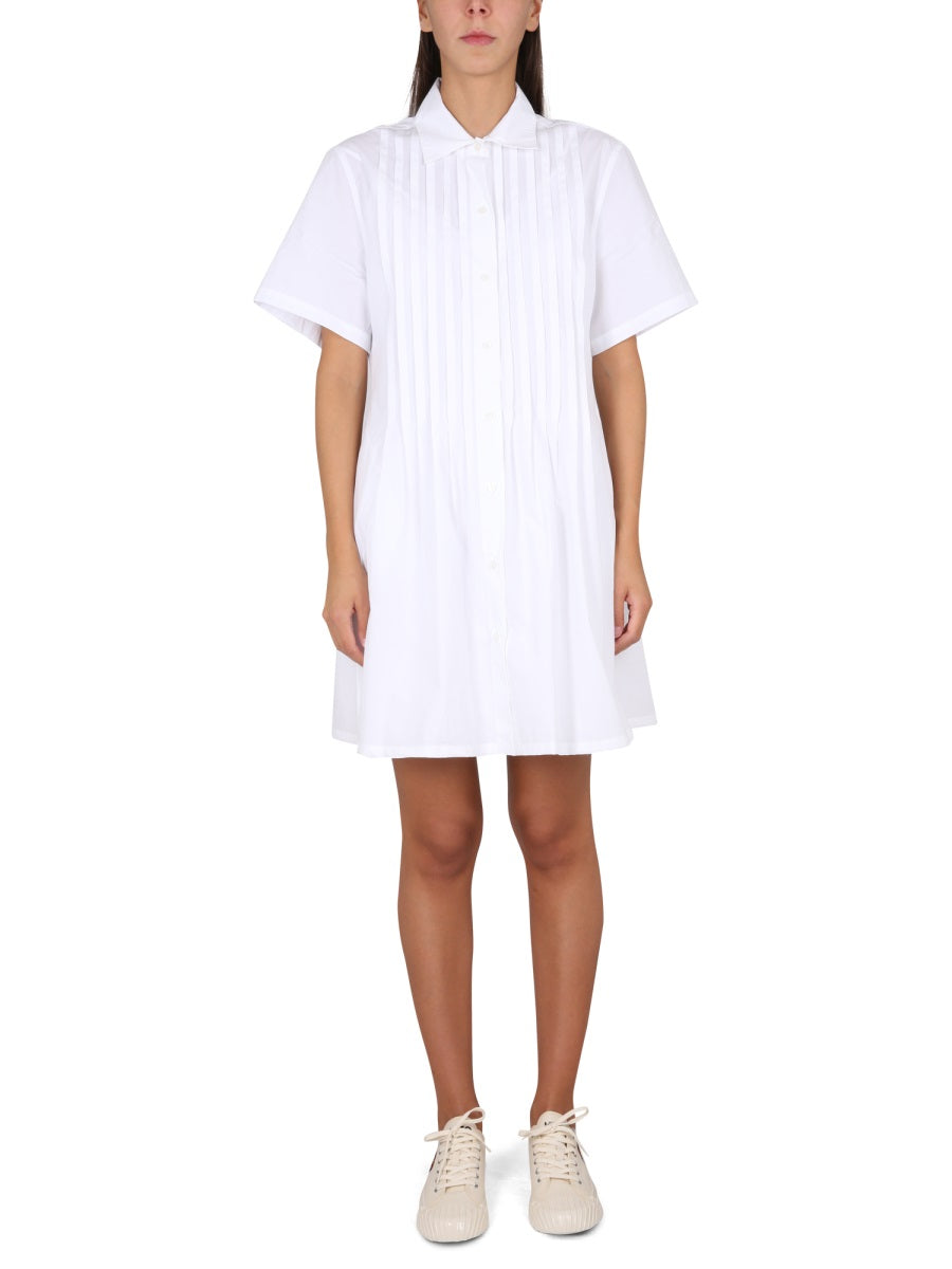 Kenzo Women Pleated Chemise Dress KENZO