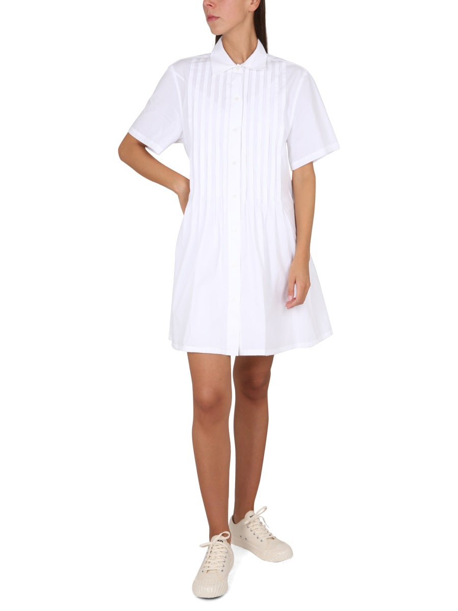 Kenzo Women Pleated Chemise Dress KENZO