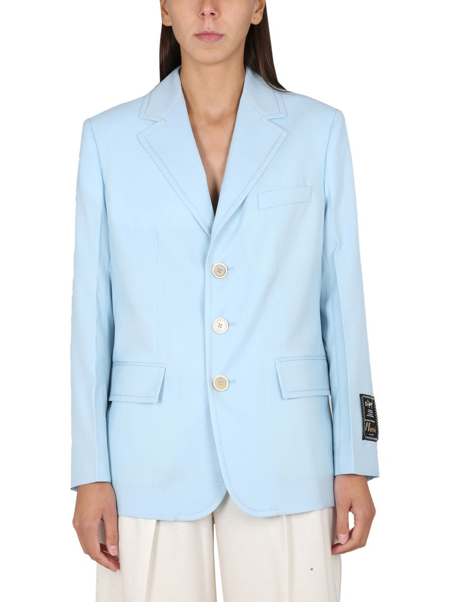 Marni Women Cool Wool Long Blazer MARNI