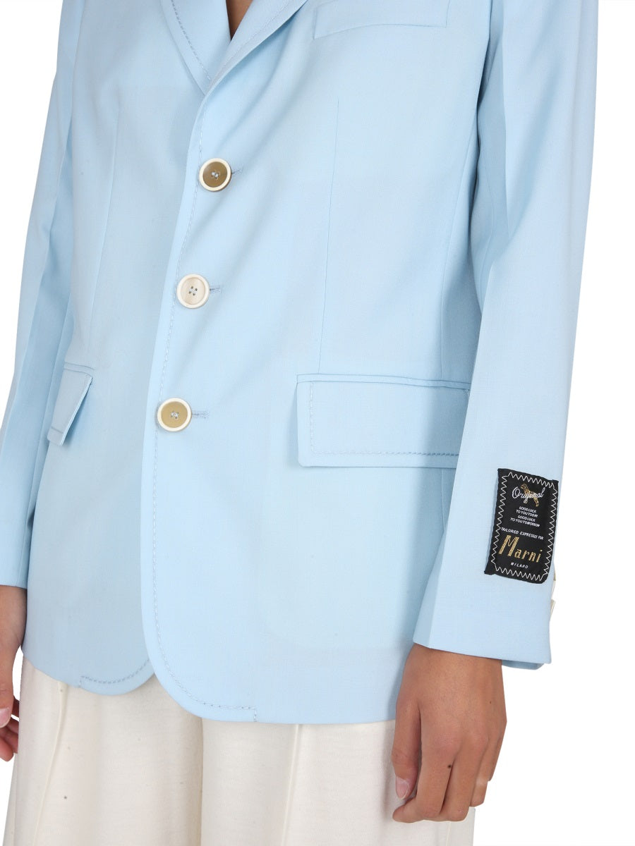 Marni Women Cool Wool Long Blazer MARNI