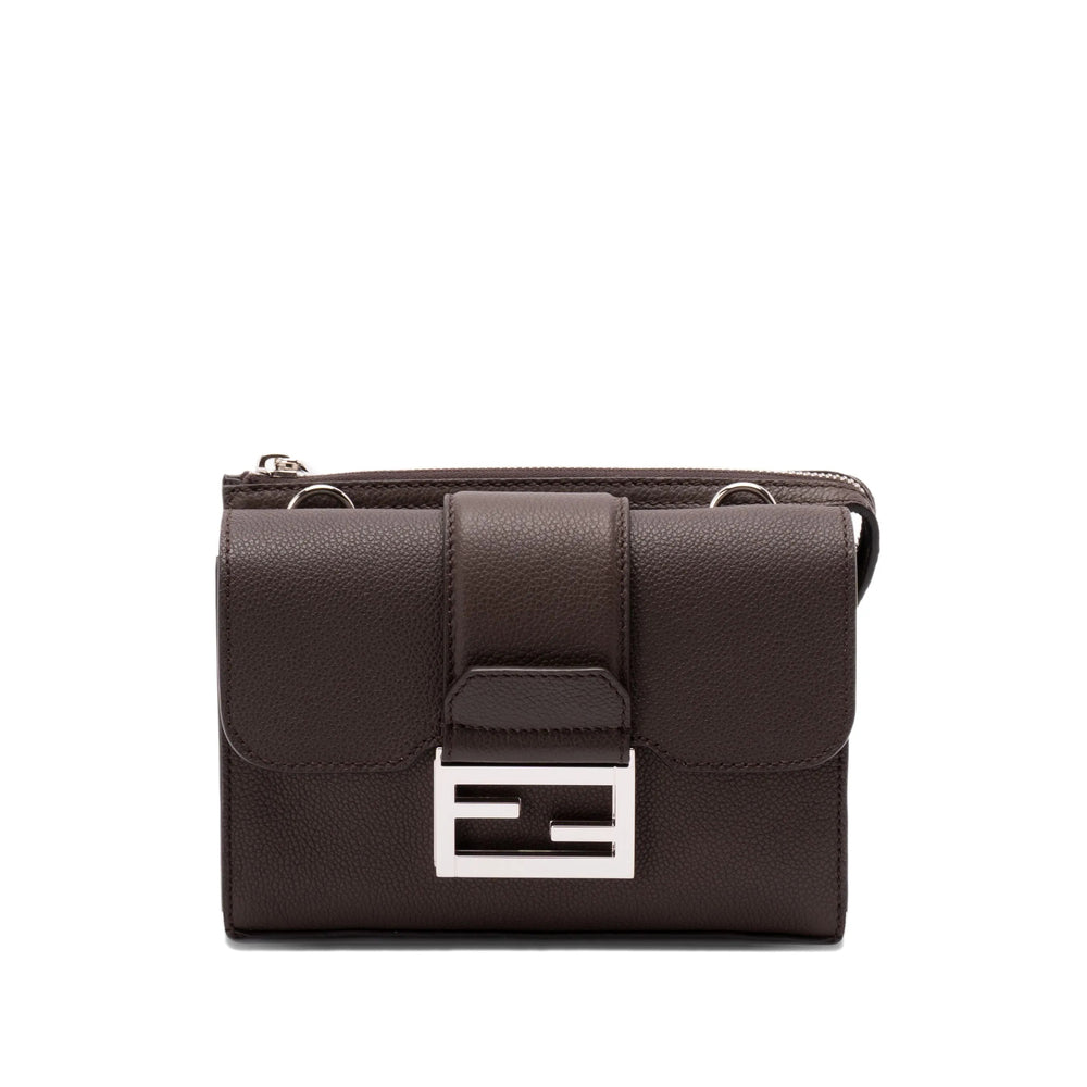 Fendi Brown Messenger Bags Men FENDI