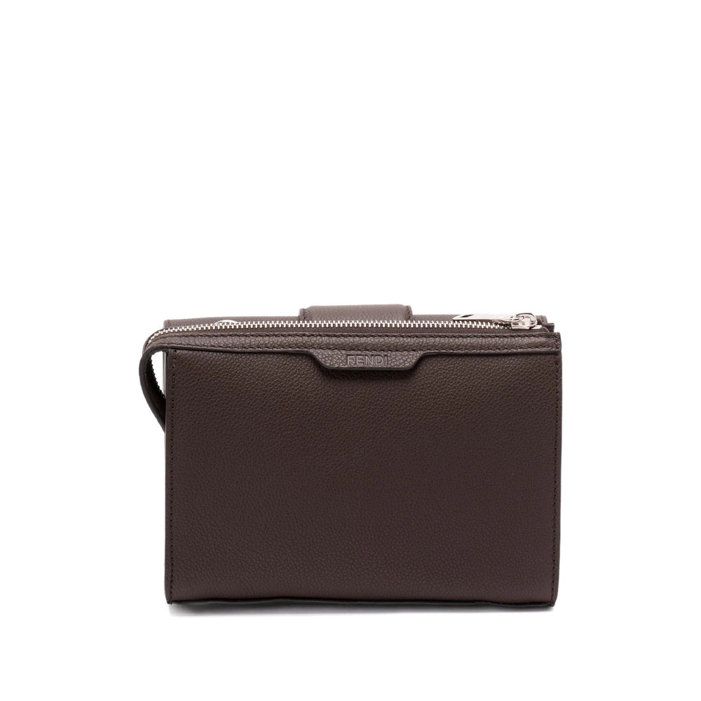 Fendi Brown Messenger Bags Men FENDI