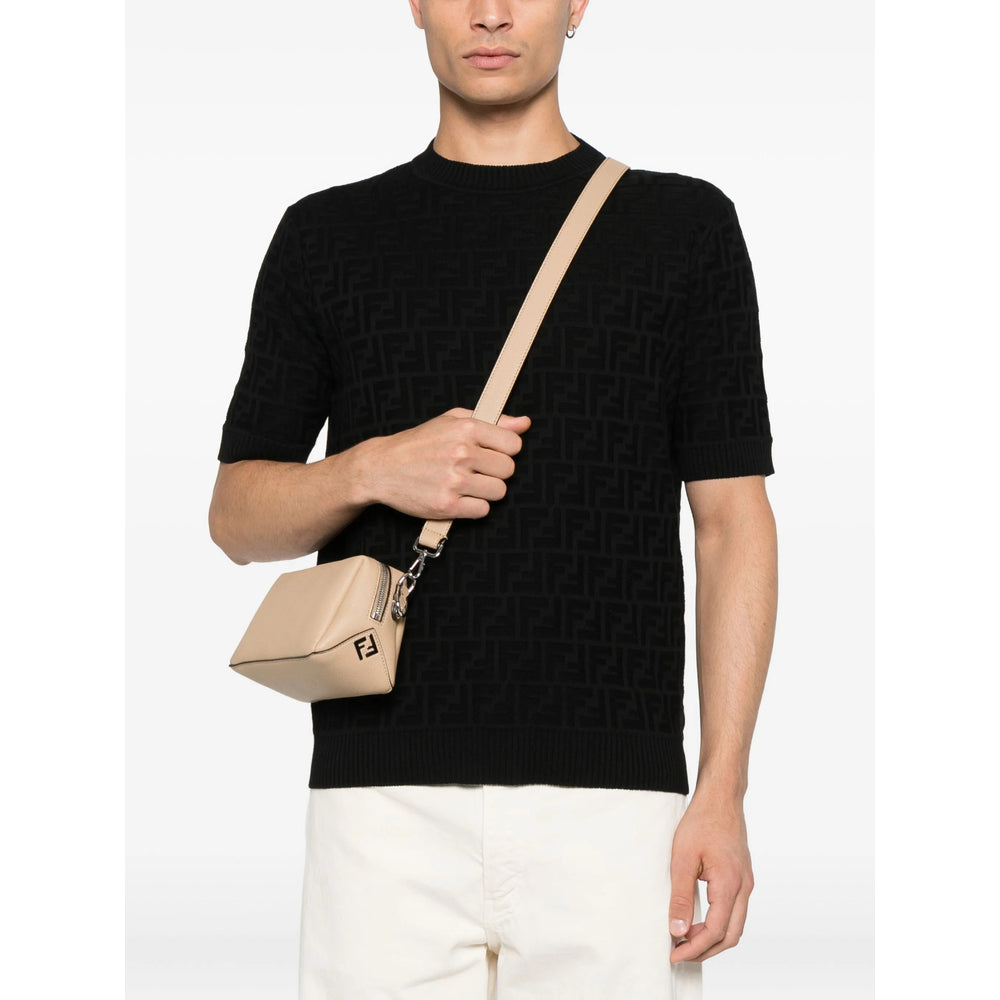 Fendi Neutrals Shoulder Bags Men FENDI
