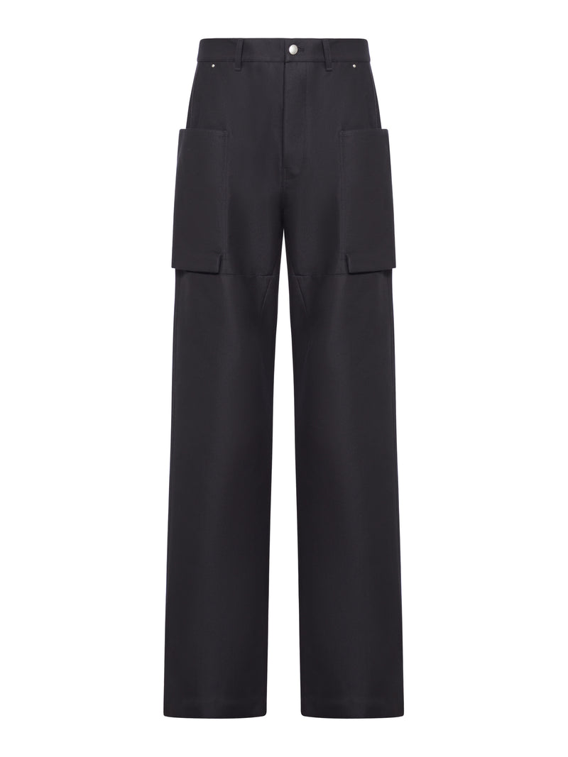 Rick Owens Men Stefan Cotton Blend Cargo Pants RICK OWENS
