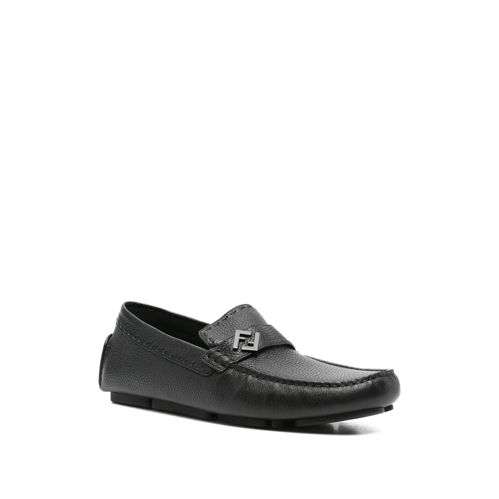 Fendi Black Loafers Men FENDI