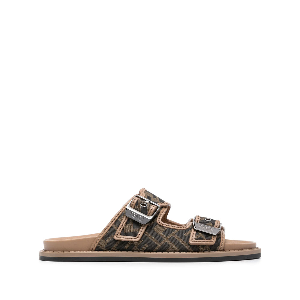 Fendi Brown Sandals Men FENDI