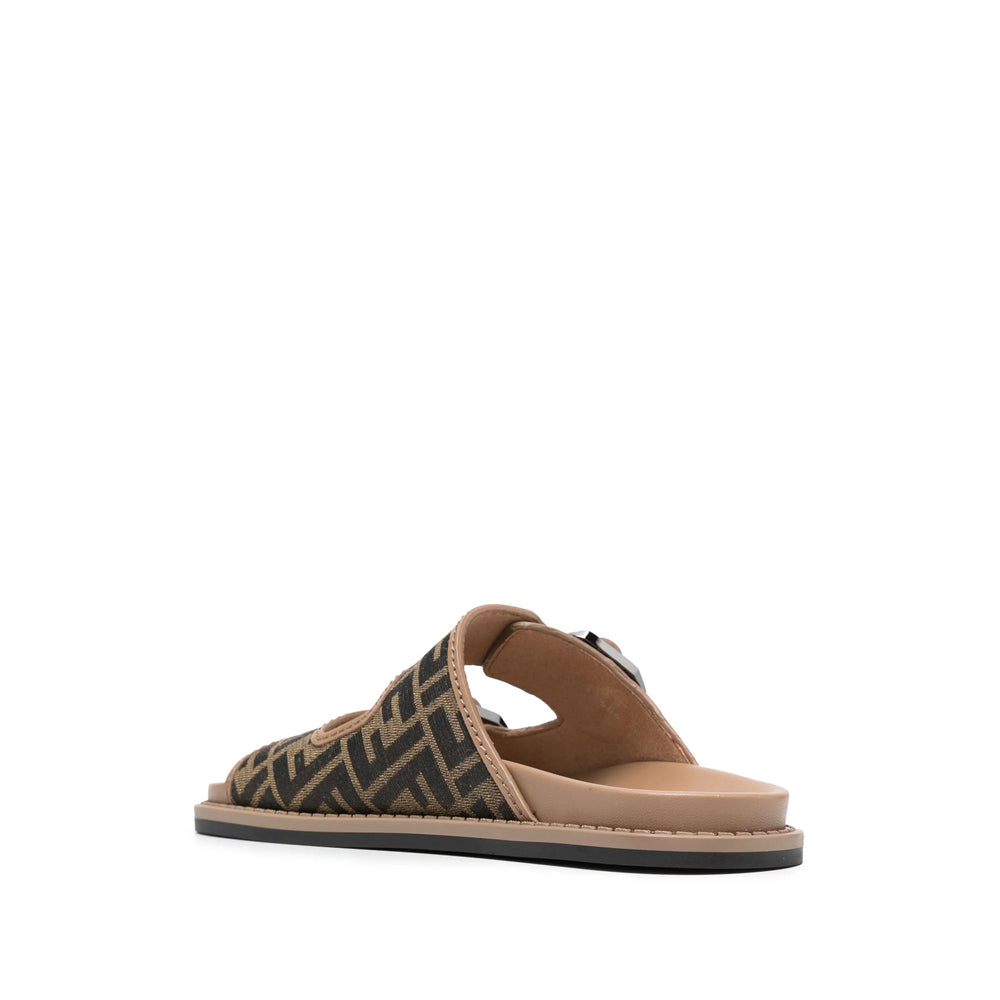 Fendi Brown Sandals Men FENDI