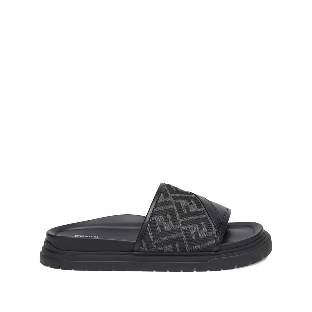 Fendi Black Sandals Men FENDI