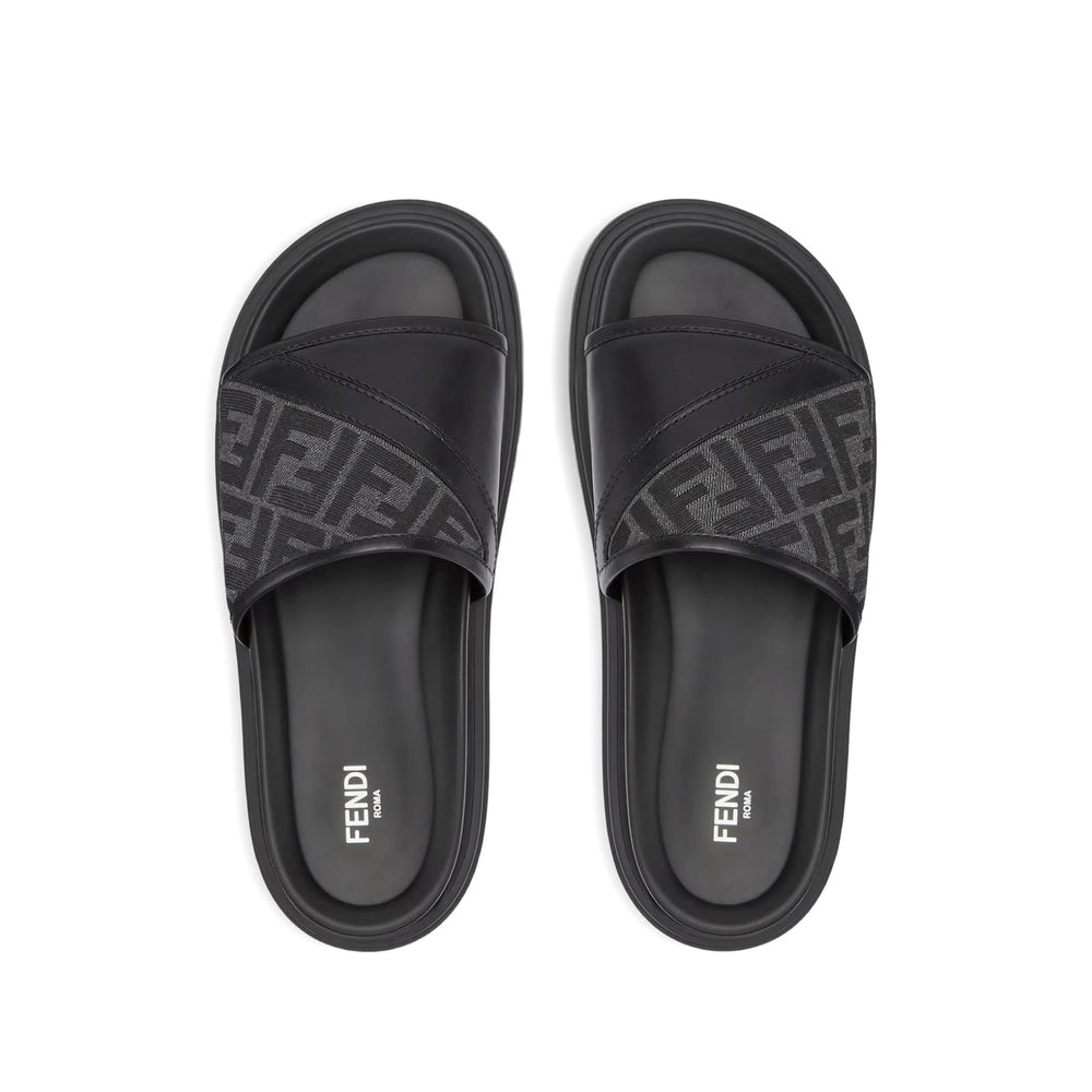 Fendi Black Sandals Men FENDI