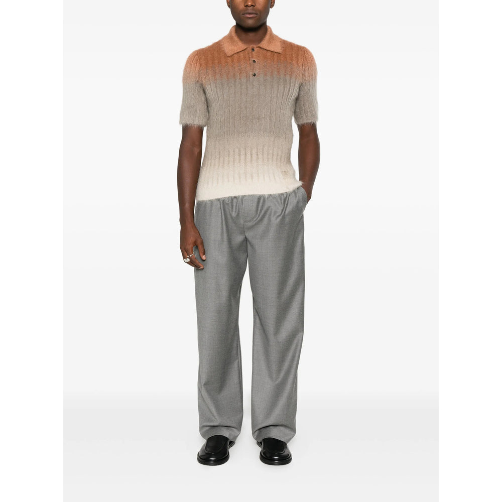 Fendi Men Polo With Mohair Finish FENDI