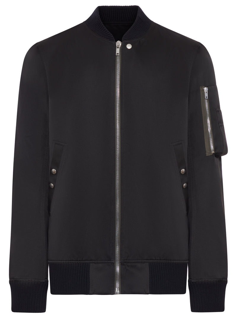 Rick Owens Men Padded Bomber Jacket With Zip RICK OWENS