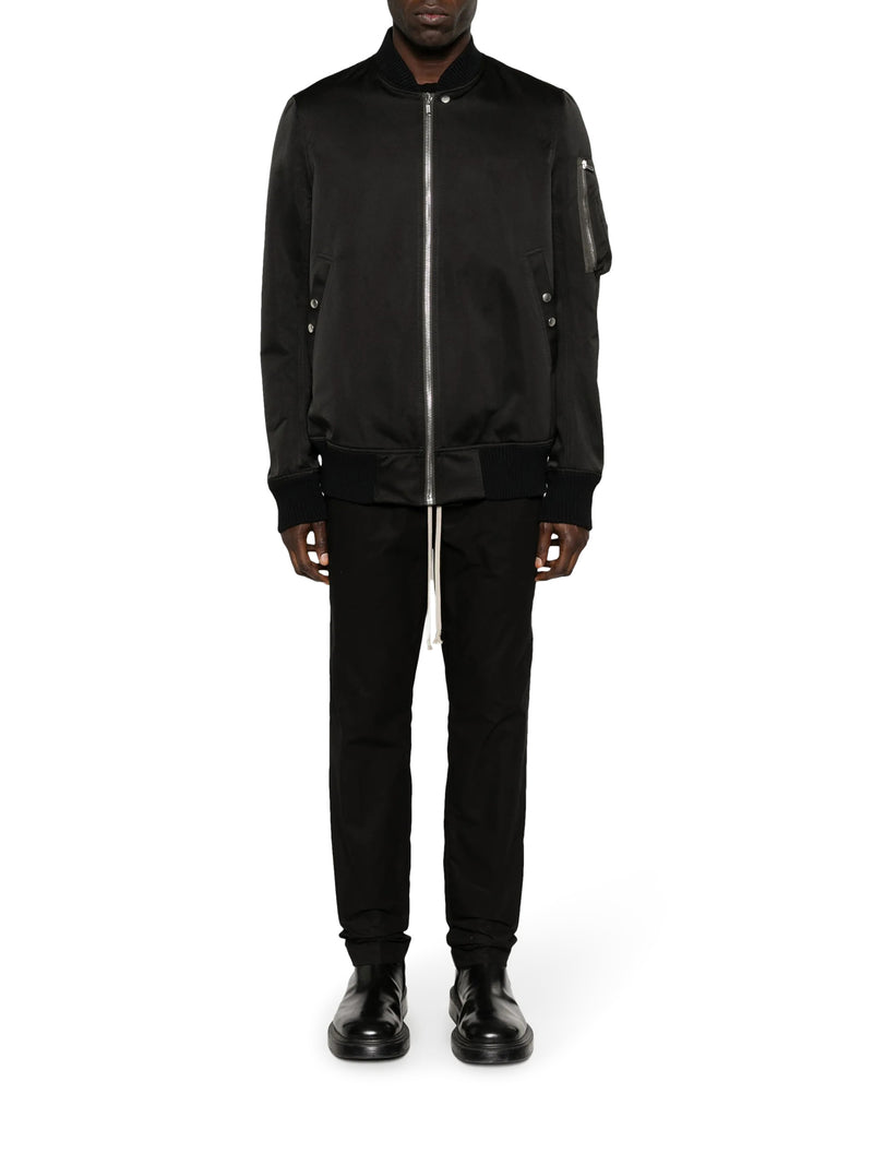 Rick Owens Men Padded Bomber Jacket With Zip RICK OWENS