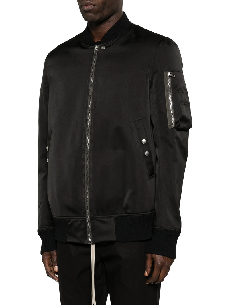 Rick Owens Men Padded Bomber Jacket With Zip RICK OWENS
