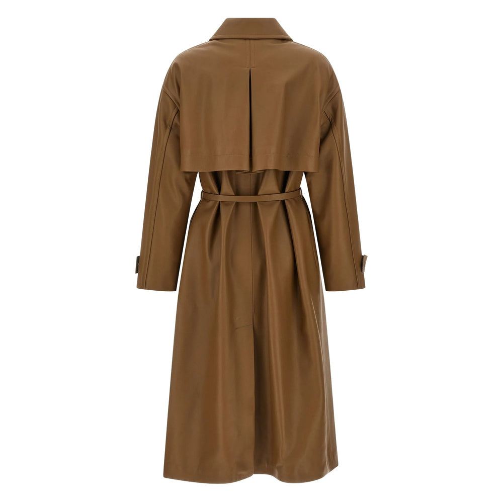 Fendi Brown Coats Women FENDI