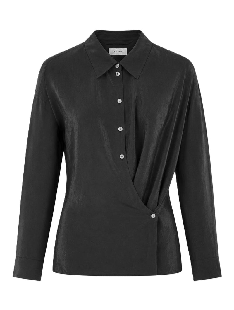 Lemaire Women Straight Collar Twisted Shirt LEMAIRE