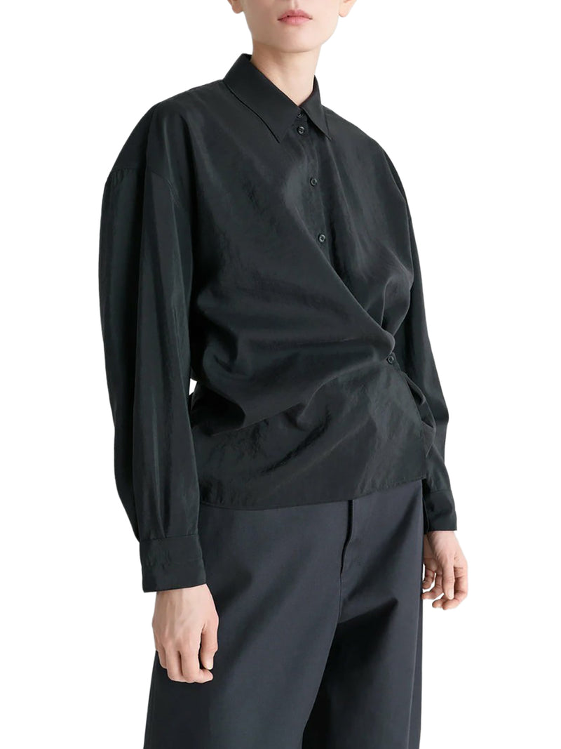 Lemaire Women Straight Collar Twisted Shirt LEMAIRE