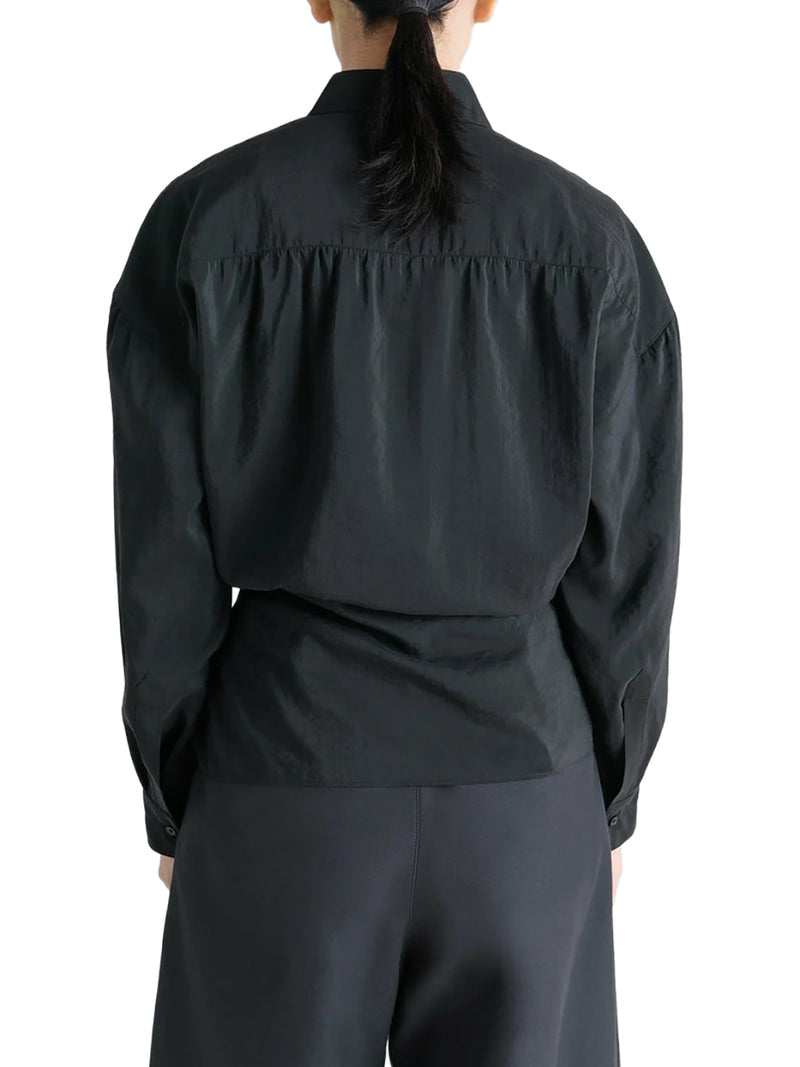 Lemaire Women Straight Collar Twisted Shirt LEMAIRE