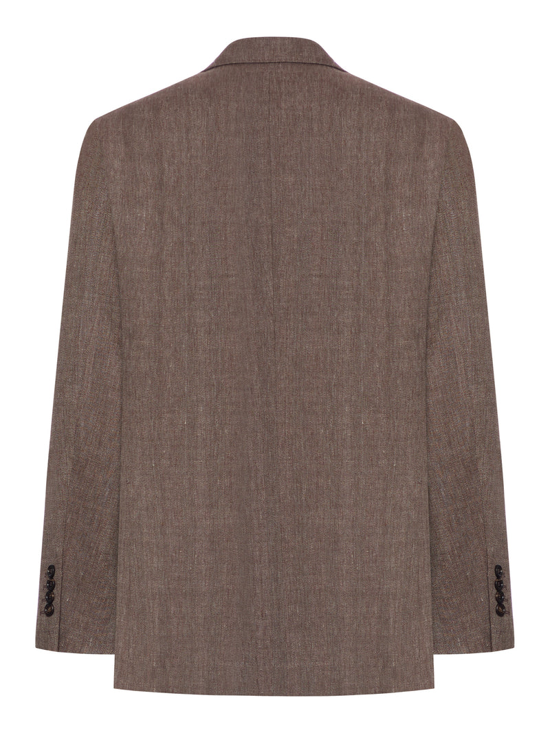 Brunello Cucinelli Men Double-Breasted Tailored Jacket BRUNELLO CUCINELLI