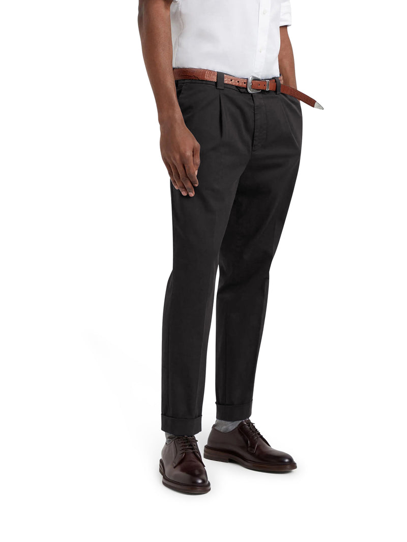 Brunello Cucinelli Men Cotton Blend Chino Pants BRUNELLO CUCINELLI