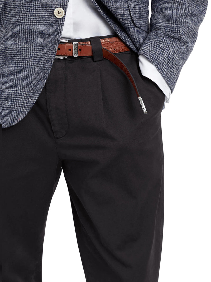 Brunello Cucinelli Men Cotton Blend Chino Pants BRUNELLO CUCINELLI