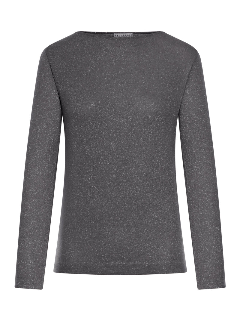 Brunello Cucinelli Women Lightweight Cashmere And Silk Sparkling Sweater BRUNELLO CUCINELLI